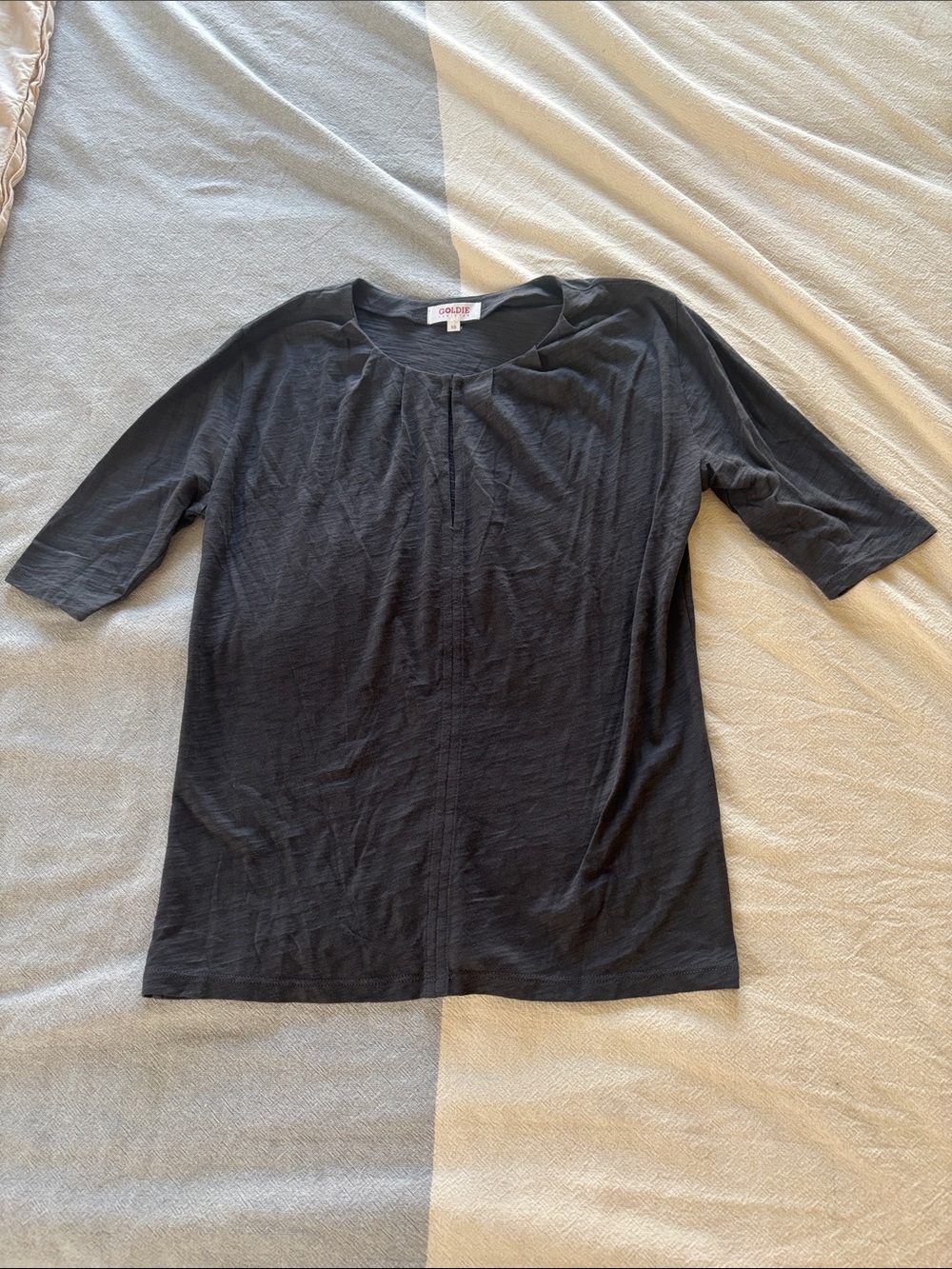 Goldie Tee Women’s Grey Short Sleeve Crew Tee
